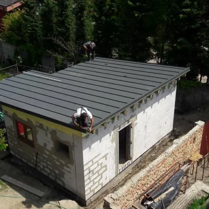 Novostavba - Plechové krytiny - Strechy Okoč